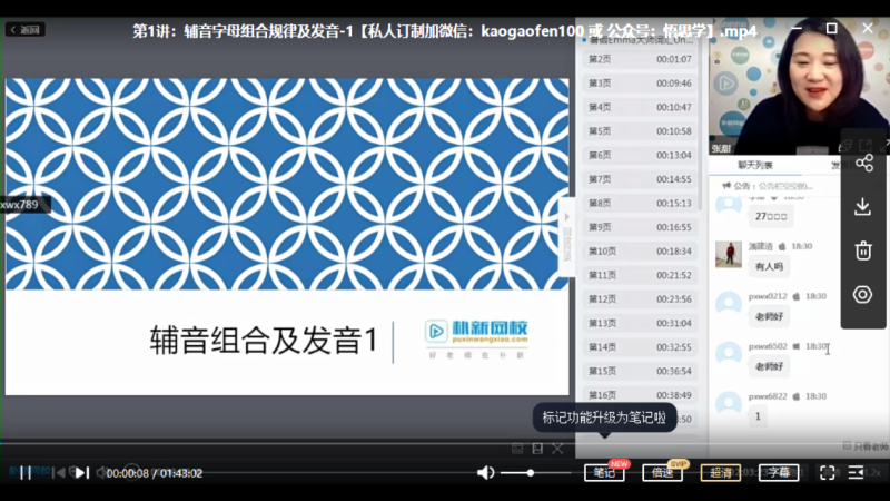 朴新网校【16讲完结】张甜【大师班】小学英语词汇+语法知识 视频课程高中-初中-小学-大学等各类学习资源祝你学霸