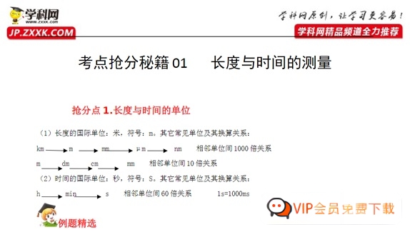 学科网 备战中考物理抢分秘籍40份DOCX试卷+答案解析电子文档高中-初中-小学-大学等各类学习资源祝你学霸